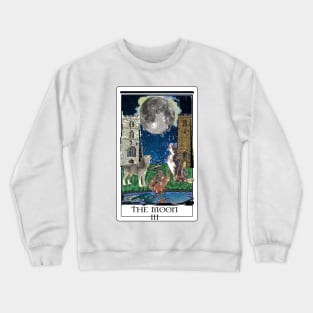 The Moon Tarot bywhacky Crewneck Sweatshirt